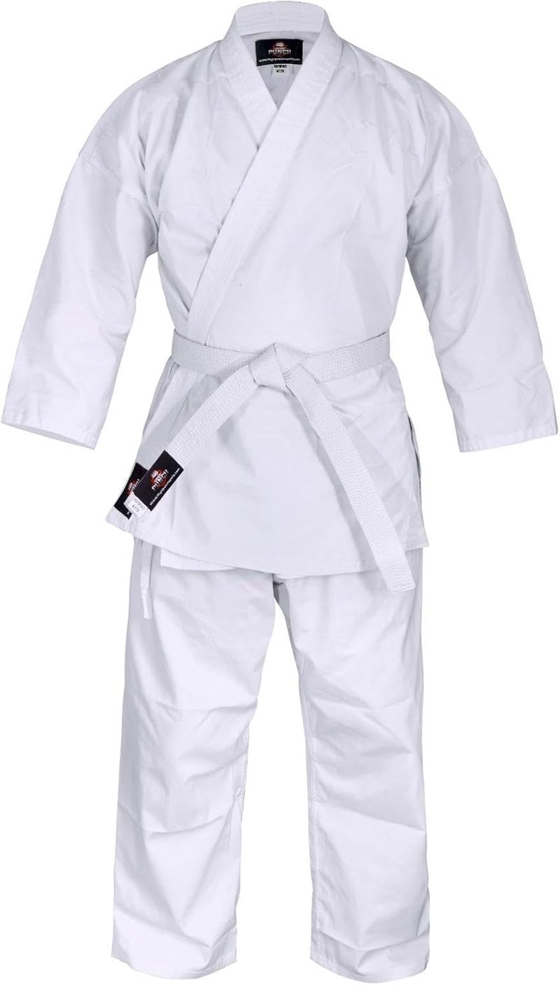 Right Punch Store Premium Karate Uniform - 8 Ounce White | Durable & Lightweight | Ideal for Karate and Taekwondo | Adult and Youth Karate Gi - Image 1